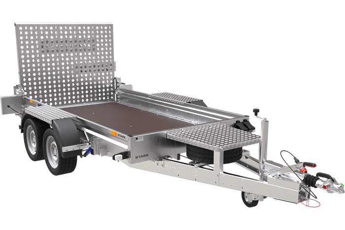 REMORQUE LOURDE DOUBLE ESSIEUX 2000 KG STARK 3 230