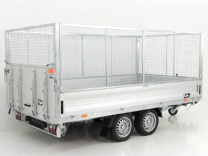 Vezeko Multidreiseitenkipper VMDK35.3 | 185x350cm 3,5t | Ladefläche kippbar | Gitteraufsatz-Neu