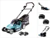 Makita DLM 382 T2 Akku Rasenmäher 36 V ( 2x 18 V ) 38 cm 40 l + 2x Akku 5,0 Ah -  ohne Ladegerät