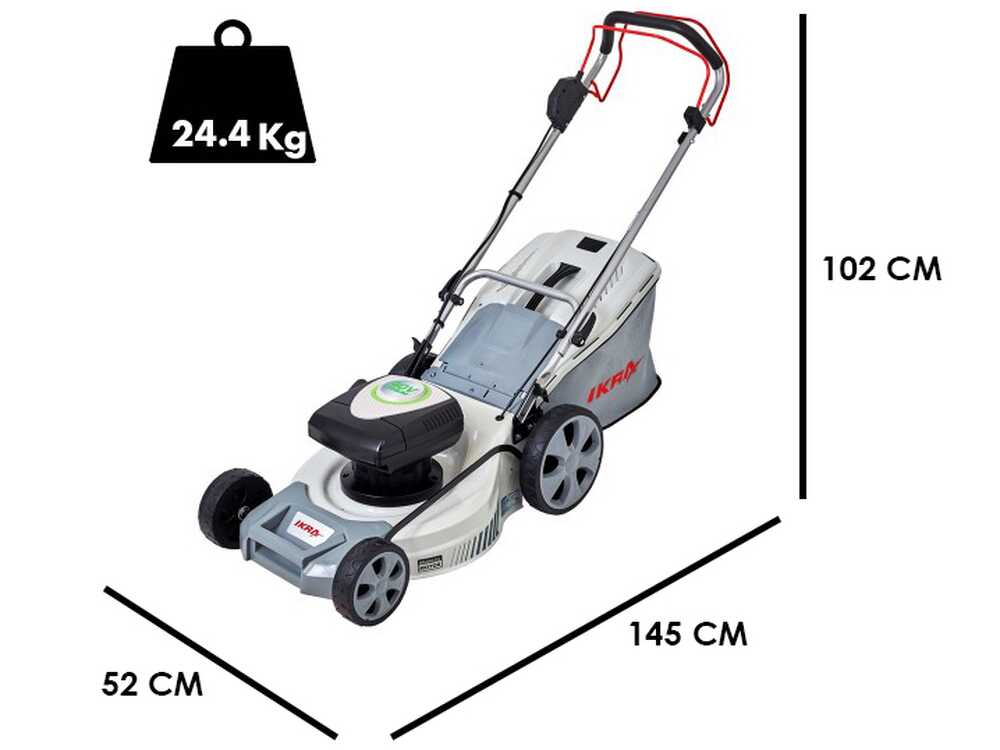Akku Rasenmäher mit Radantrieb IKRA IAM 40-4625 S - 40V - 2,5 Ah