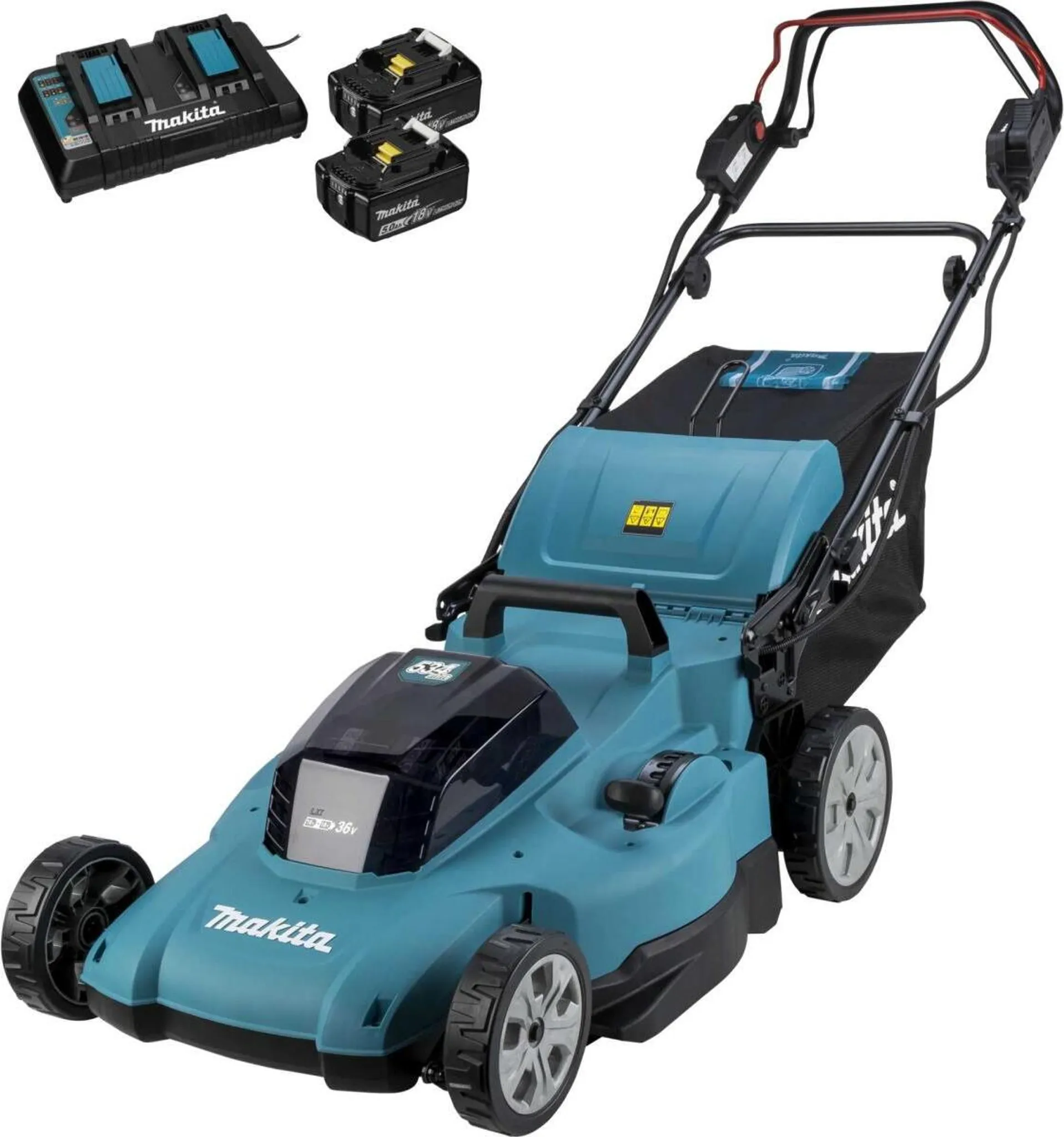 Makita DLM539PT2 Akku-Rasenmäher