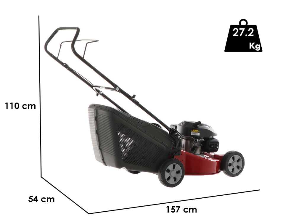 Benzin-Rasenmäher zum Schieben CASTELGARDEN XC 48 CG - 46 cm Schnittbreite