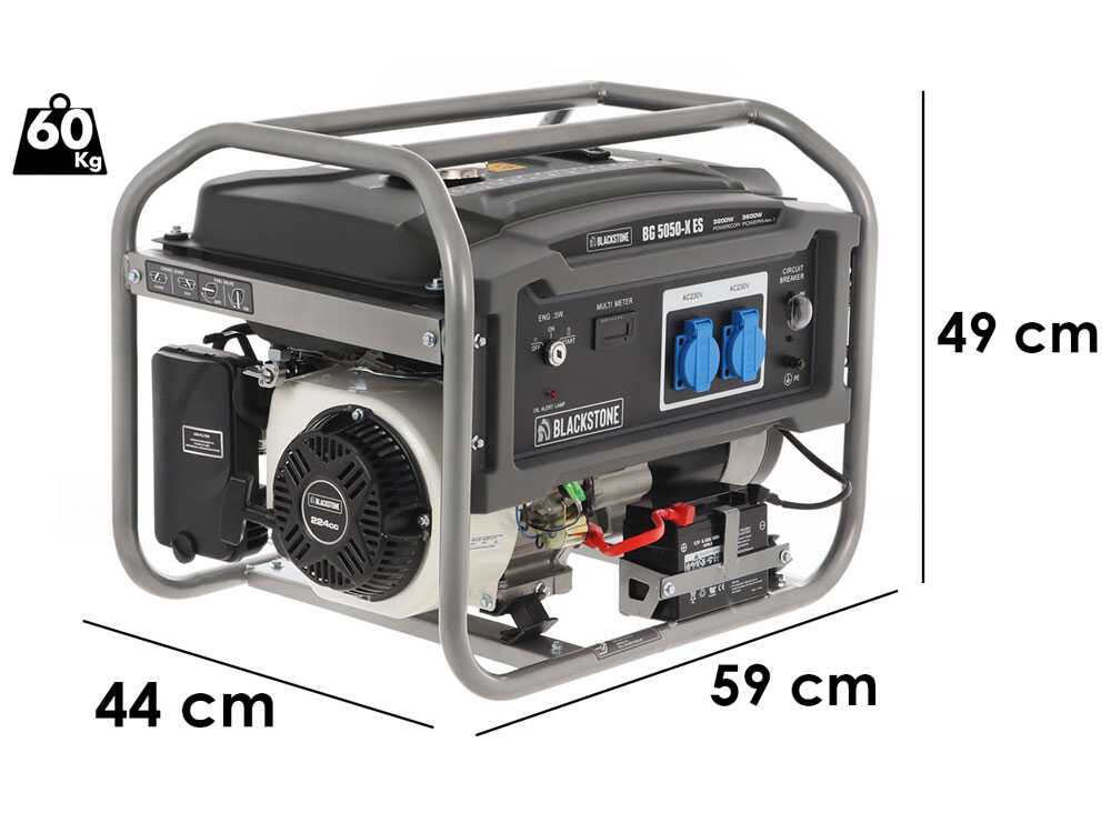 Blackstone BG 5050-X ES - Benzin Stromerzeuger 230V - 3.6 kW