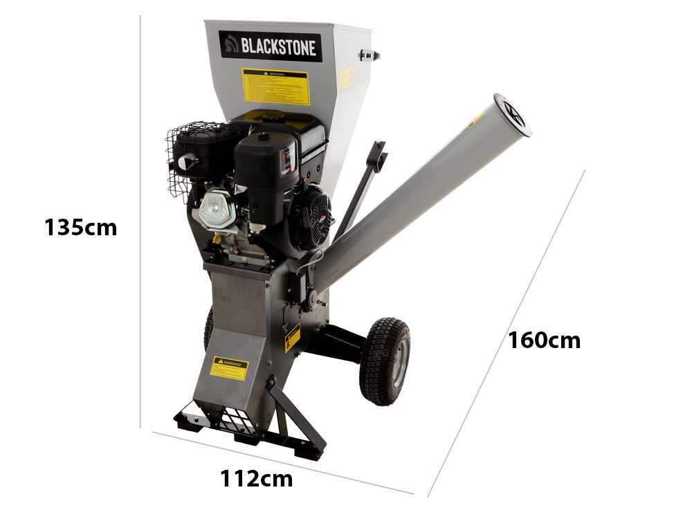 BlackStone CSB 150 BS  - Häcksler - Benzinmotor Briggs & Stratton 13.5 PS