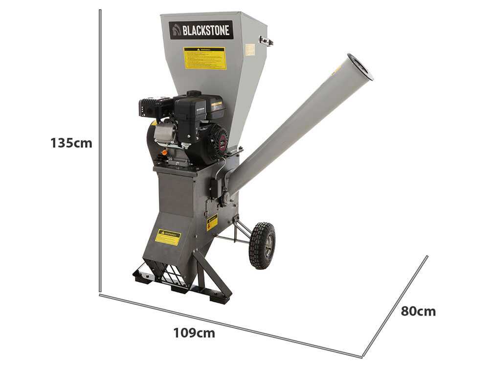 BlackStone CSB70L - Benzin Häcksler  - Loncin Benzinmotor 7 PS