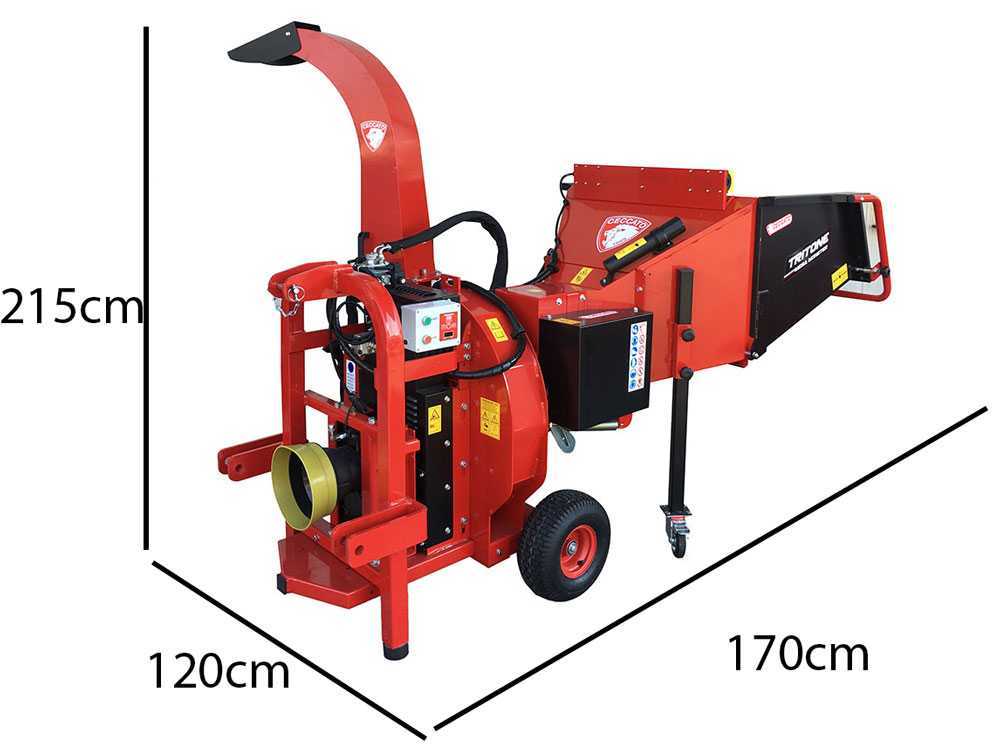 Ceccato Tritone Mega Monster P.T.O. - Häcksler für Traktor - Hydraulikgetriebe
