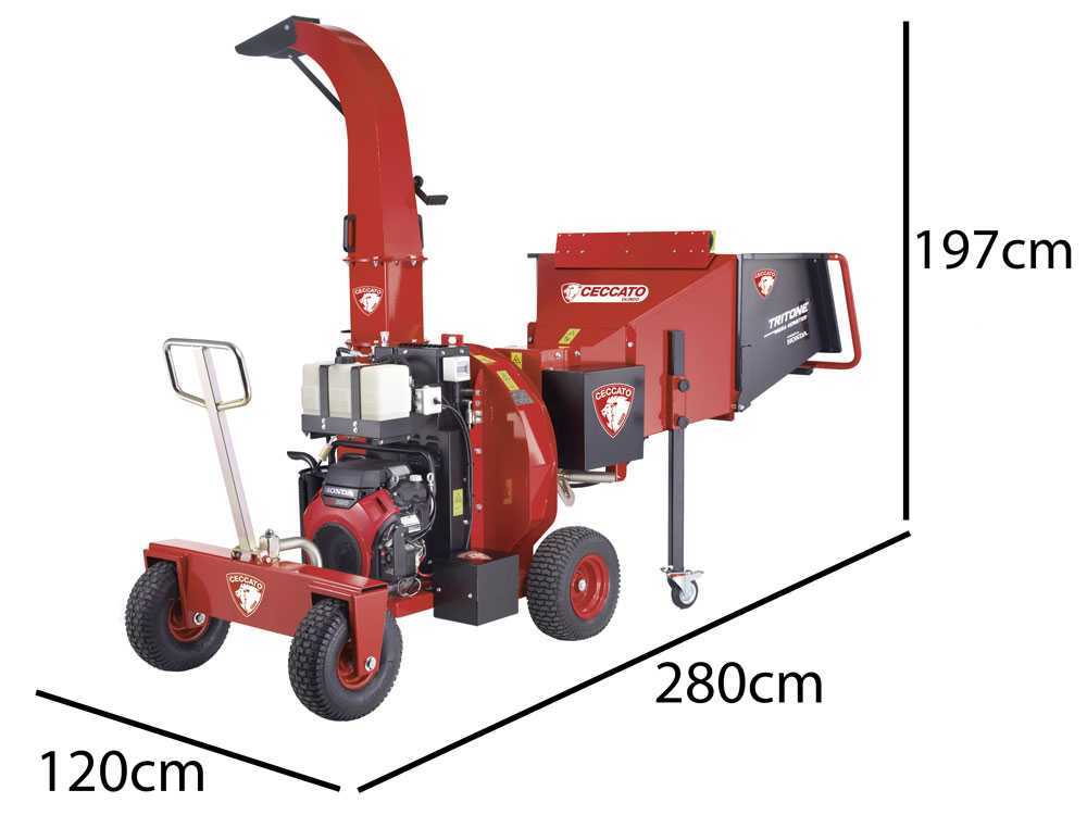 Ceccato Tritone Mega Monster - Profi Häcksler - Honda Motor GX 690