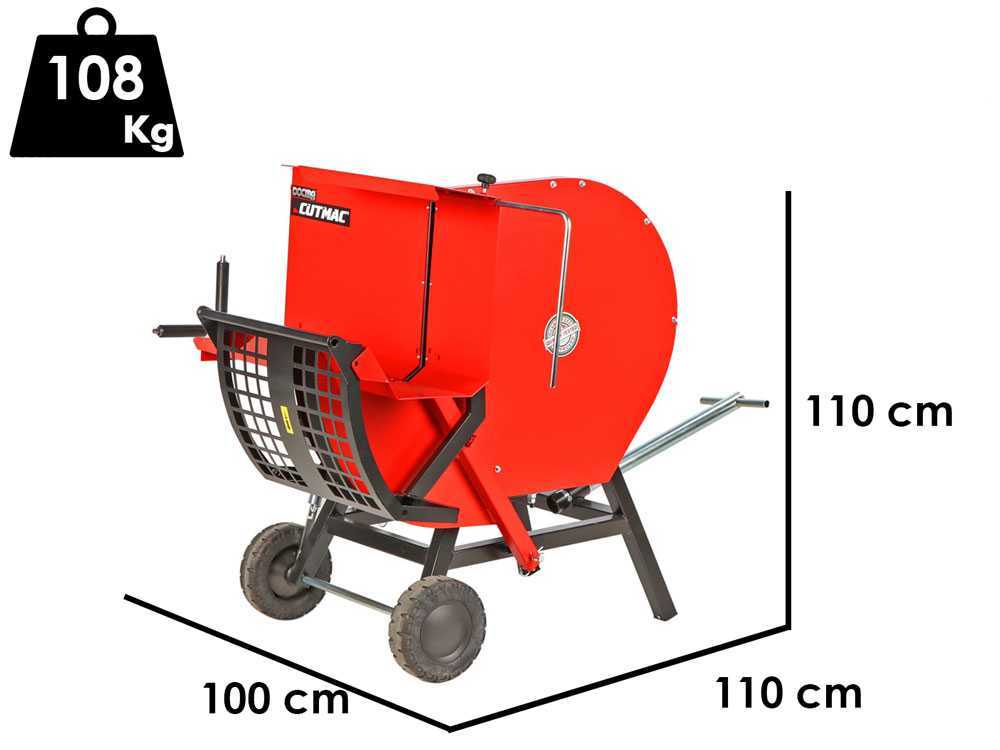 Docma Cutmac TT600 - elektrische Wippsäge - Professionelle Kreissäge mit Dreiphasenständer