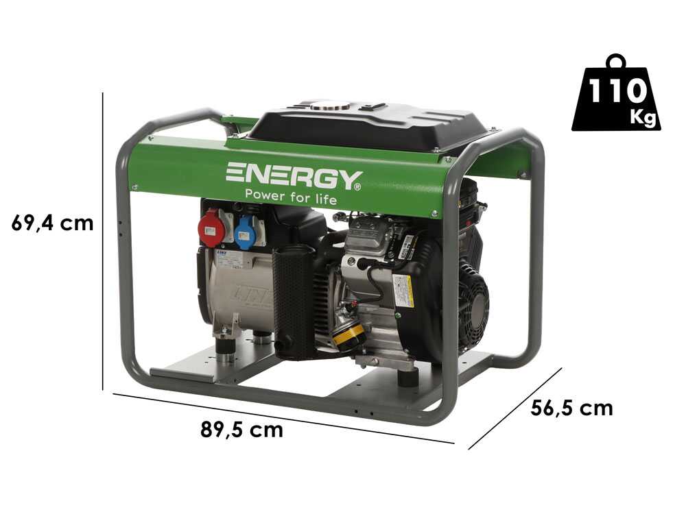 Energy EY-10TB - Benzin-Stromgenerator 8 kW - Dauerleistung 7,2 Dreiphasig