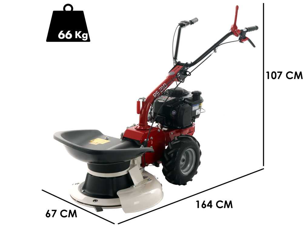 Eurosystems RS210 – Mehrzweckgerät Scheibenmäher – B&S 675 EXi