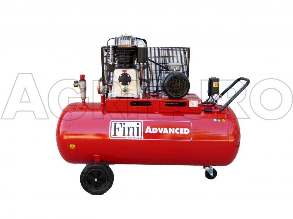 FINI ADVANCED BK 119-270L - Kompressor mit Riemenantrieb - 400V - Motor 5.5PS - 270 Lt