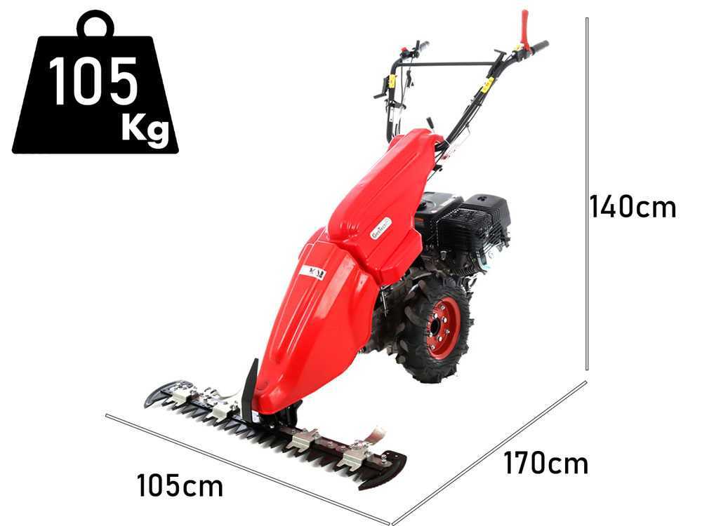 GeoTech-Pro MCT900 - Mehrzweck Balkenmäher - Loncin G270F