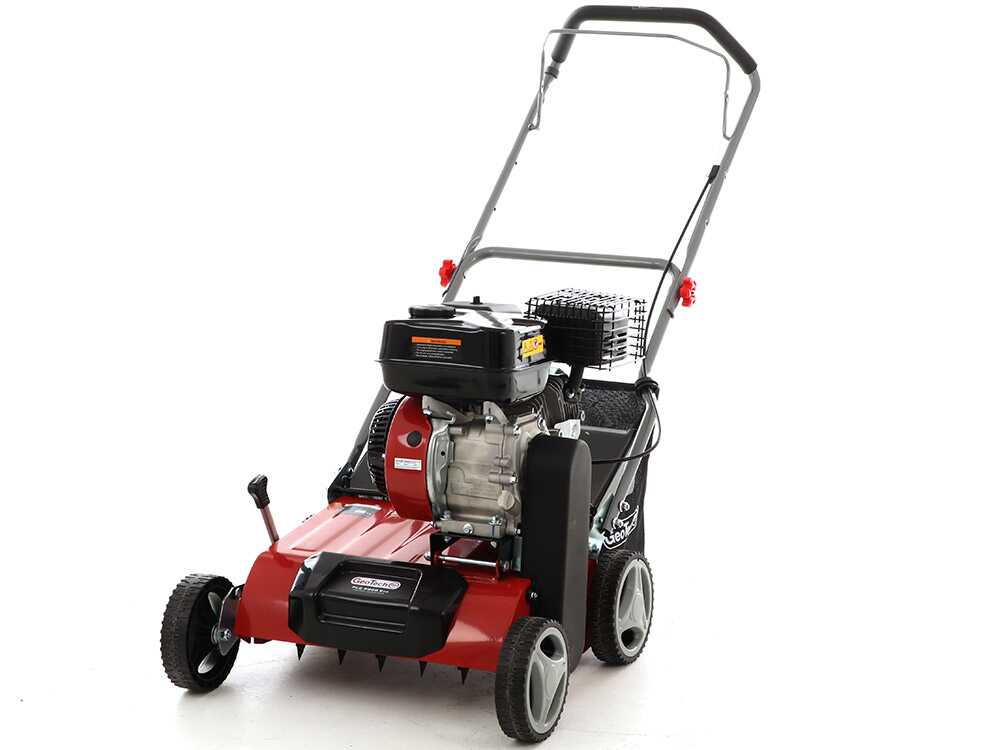 GeoTech-Pro PLS 6000 Evo – Benzin Rasenlüfter mit festen Messern – Motor Ducar DH212