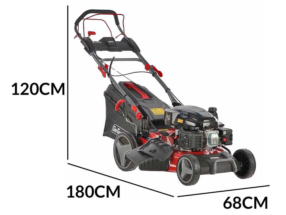 GeoTech PRO S51-200 BMSGW ES - Rasenmäher mit Radantrieb 4 in 1 - Elektrostarter