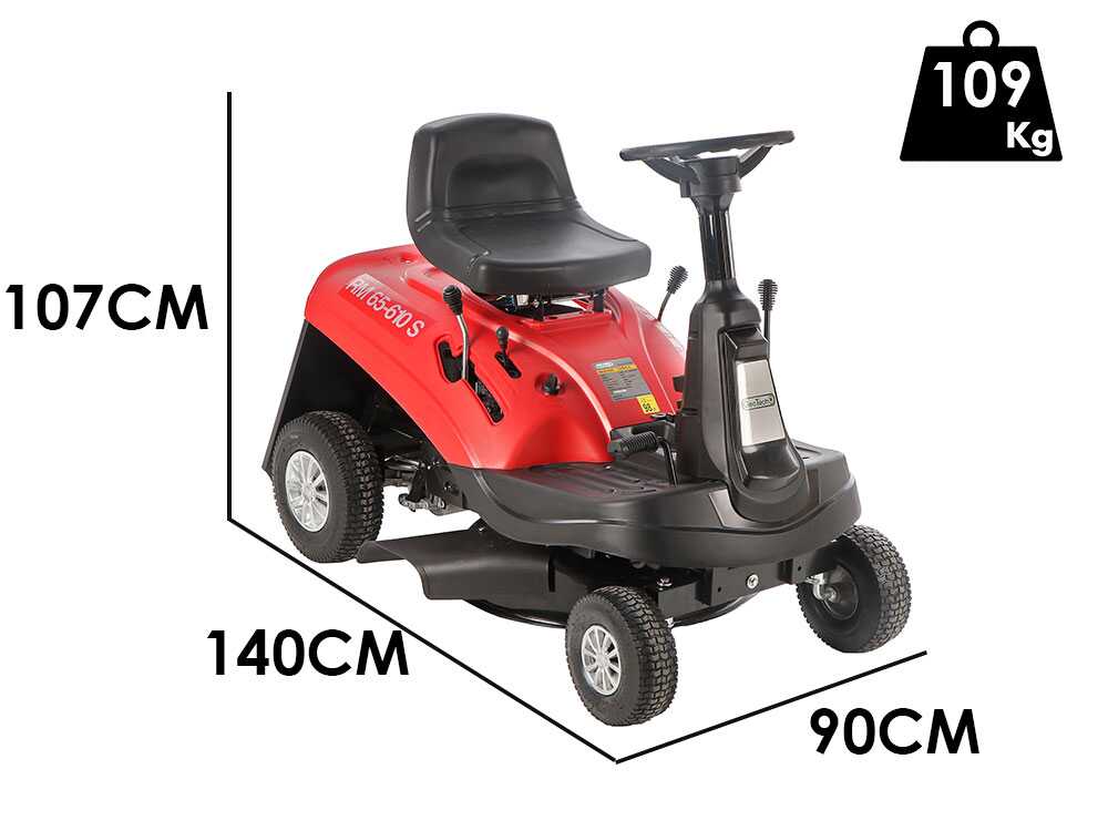 Geotech RM 65-610 S - Aufsitzmäher Minirider- 196ccm Motor - E-Starter