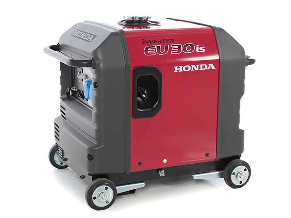 Honda EU30is - Leiser Inverter-Stromerzeuger mit Rädern 230 3 kW - Dauerleistung 2.8 kW - 230V
