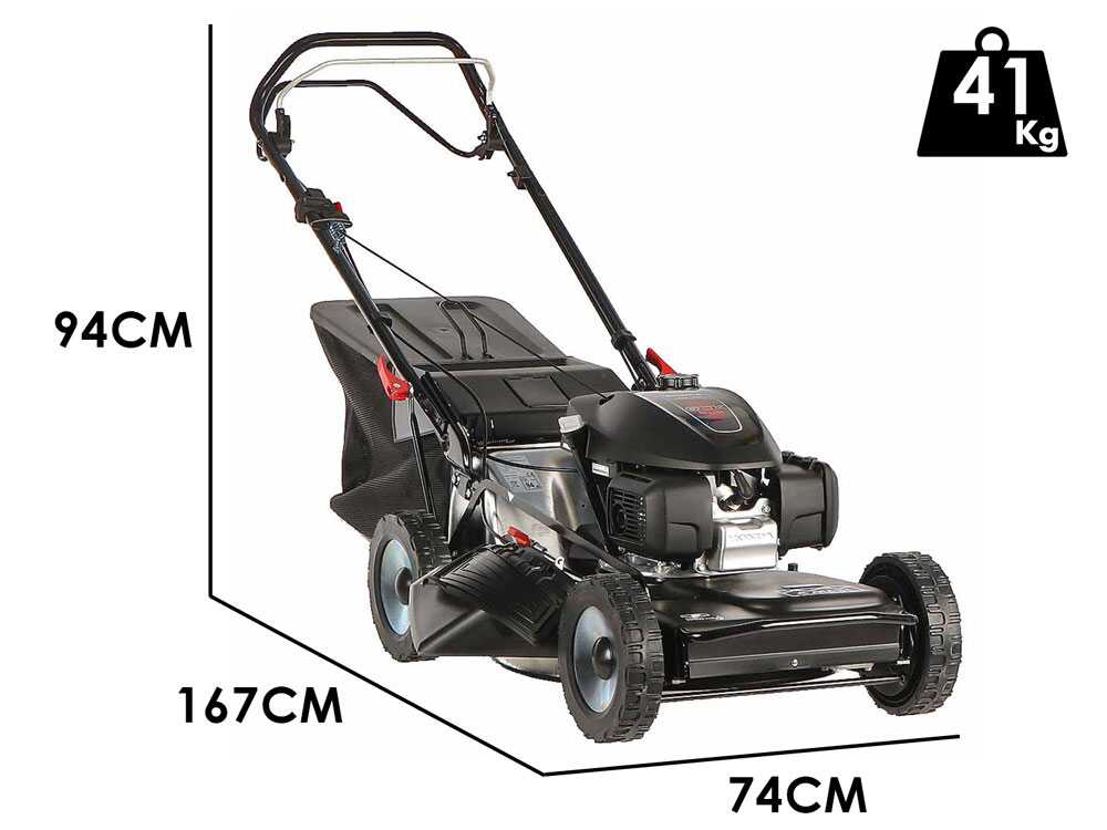 Marina Systems 4-MAXI 52 SH - 4-in-1 - Rasenmäher mit Benzinmotor 4x4 - Honda GCVX 200 Motor
