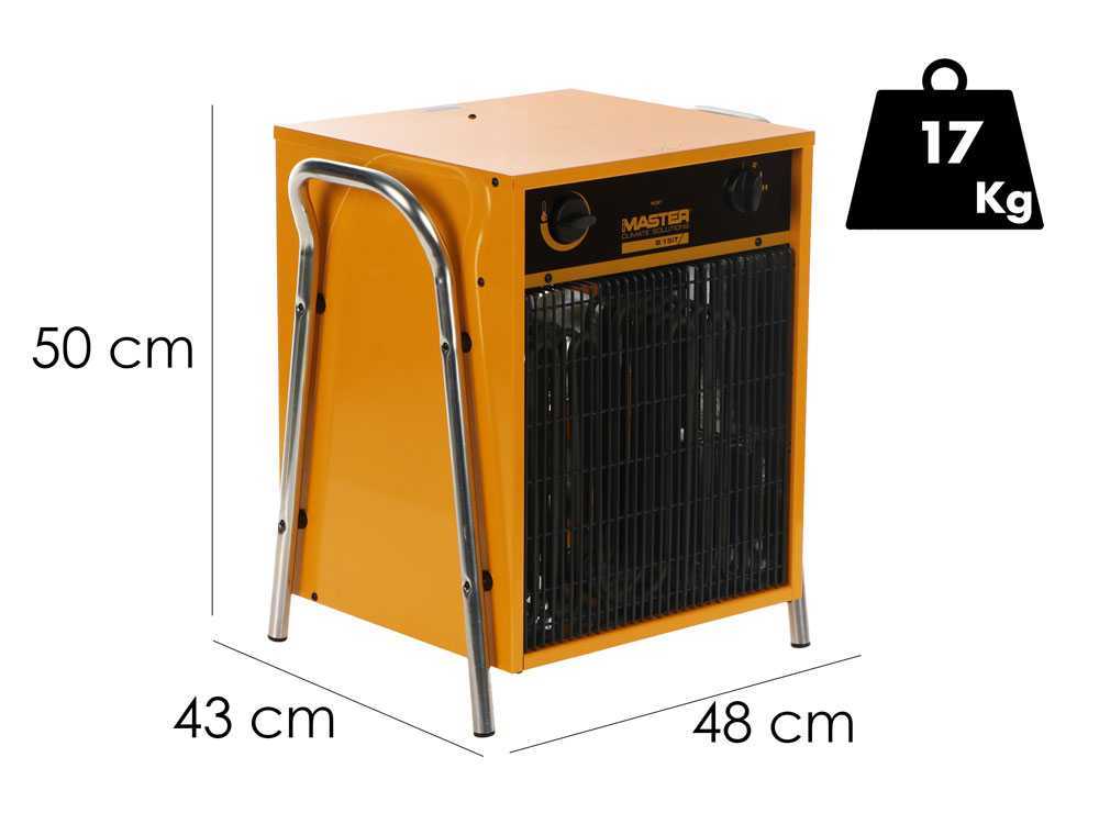 Master B 15 EPB - 400V Heizgerät - Elektroheizer mit Gebläse