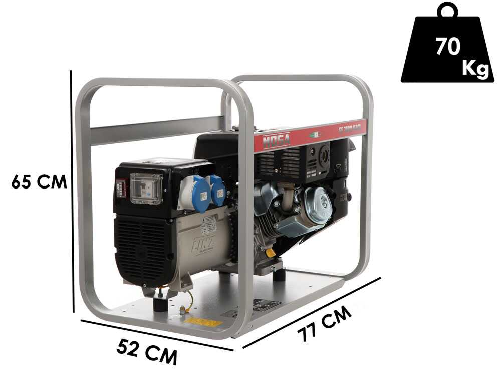 MOSA GE 7000 KBM - Benzin Stromerzeuger 6 kW - Dauerleistung 5 kW - 230V - Motor Kohler CP CH440