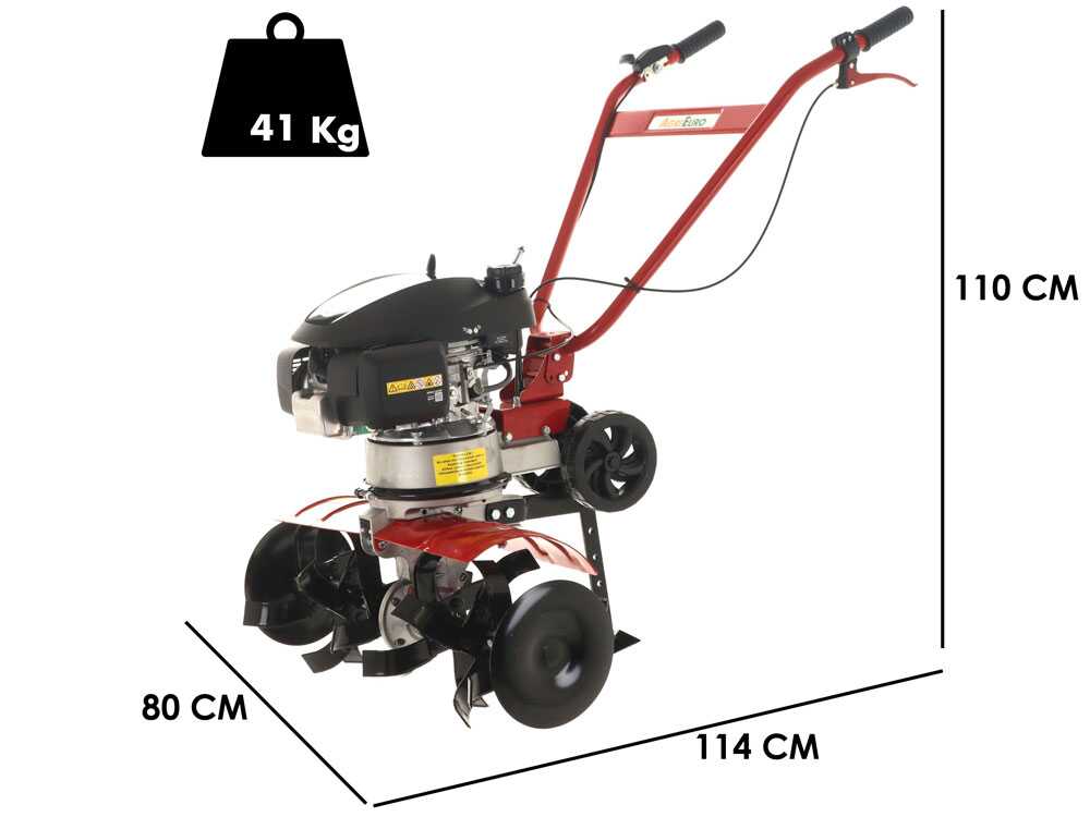 Motorhacke AgriEuro Rotalux 52A H55 mit Motor Honda 163 ccm - 1 Vorwärtsgang