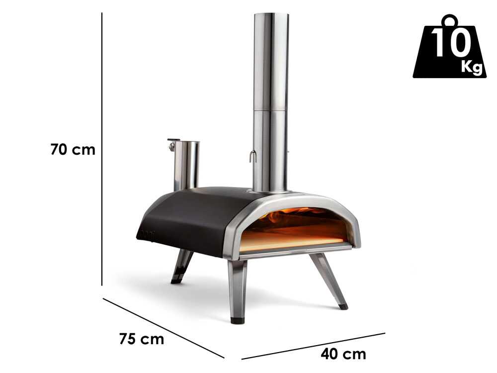 Ooni FYRA 12 - Pelletofen für Pizza - Kapazität: 1 Pizza