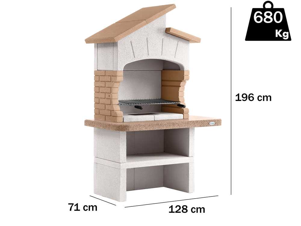 Palazzetti Lido - Grillkamin für Holz und Holzkohle