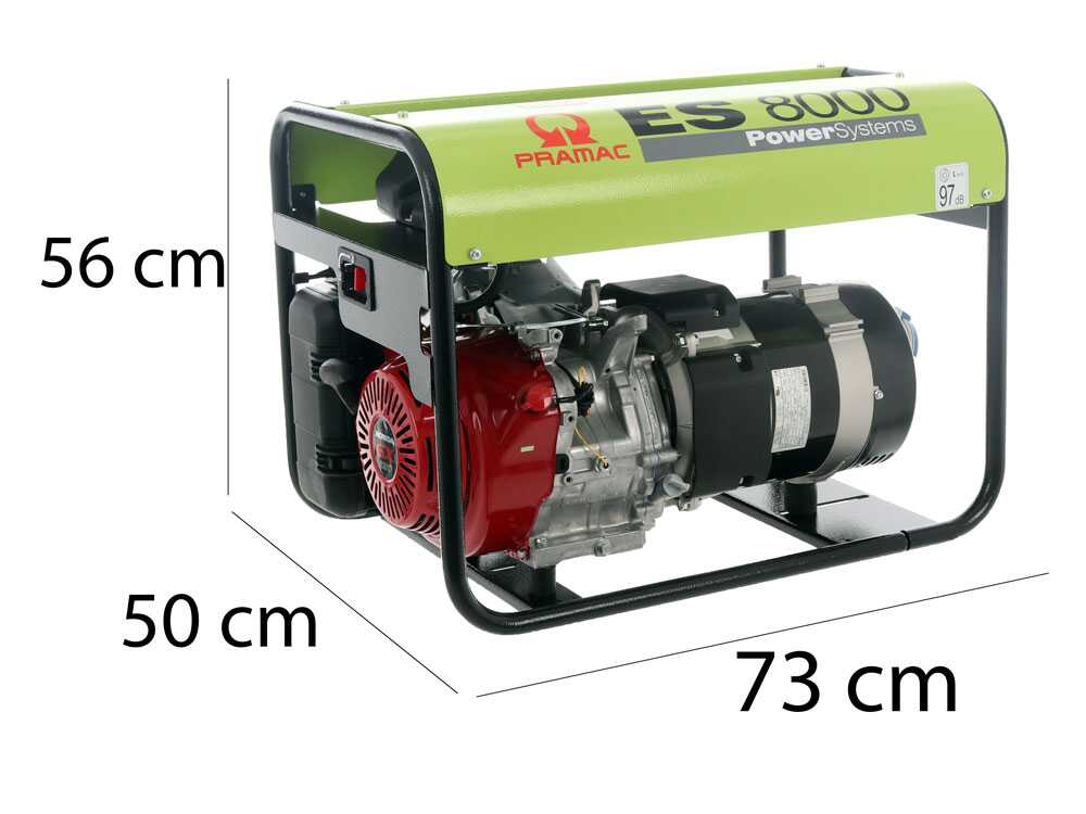 Pramac ES 8000 - Stromerzeuger 230V 6.4 kW - Dauerleistung 5.4 kW - 230V