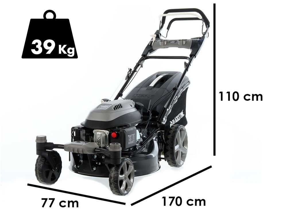 Rasenmäher Blackstone  SP4X 510 mit Schwenkräder