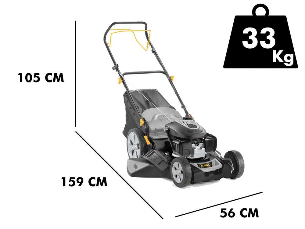 Rasenmäher mit Radantrieb Alpina A5 51 SHQ - 51cm Benzinmotor Honda GCVx170