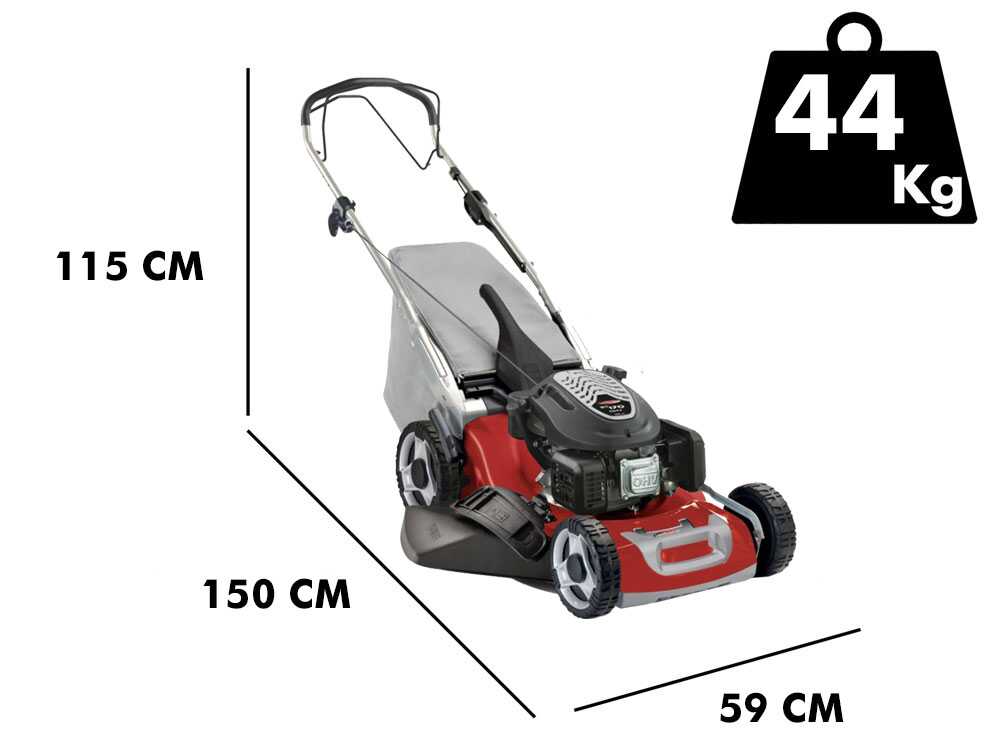 Rasenmäher mit Radantrieb CastelGarden XM 55 S - Verbrennungsmotor ST 170 - Schnittbreite 53cm