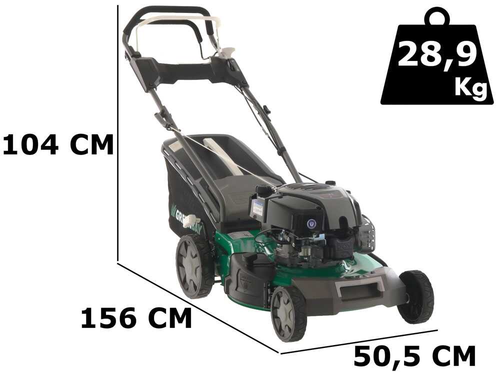 Rasenmäher mit Radantrieb GreenBay GB-LM 51 BS - 4 in 1 -  Motor B&S 750EX - Schnittbreite 51cm