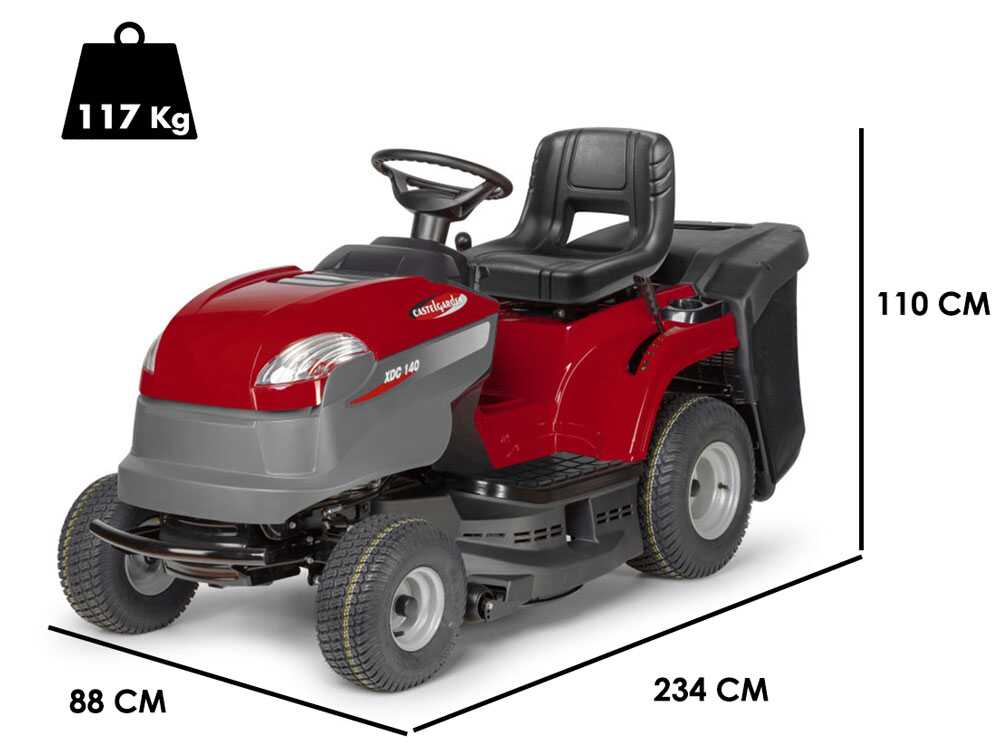 Rasentraktor Castelgarden XDC 140 - mechanisches Getriebe - Fangkorb - Wählen Sie Ihr GRATIS ZUBEHÖR aus!